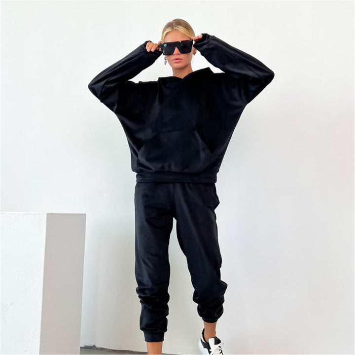 Ladies Cozy Hoodie and Jogging Pants Set Lune London