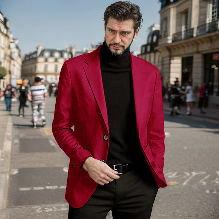 Elegant one-button blazer jacket for men Lune London