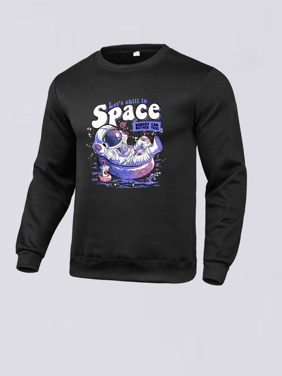 Women's sweatshirt with creative astronaut design Lune London