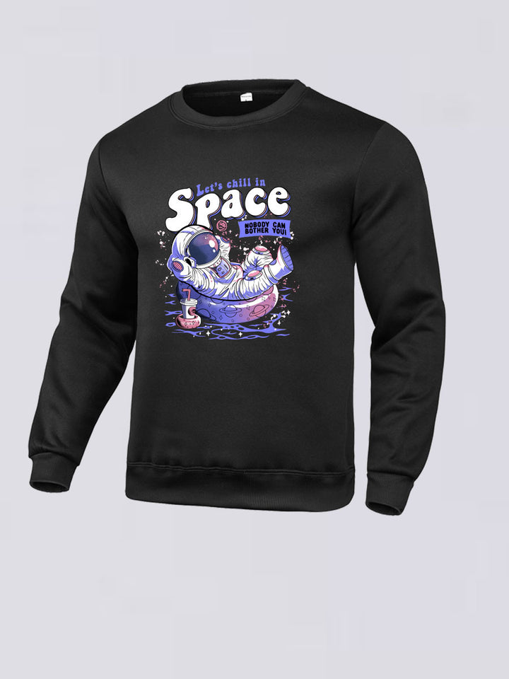 Women's sweatshirt with creative astronaut design Lune London