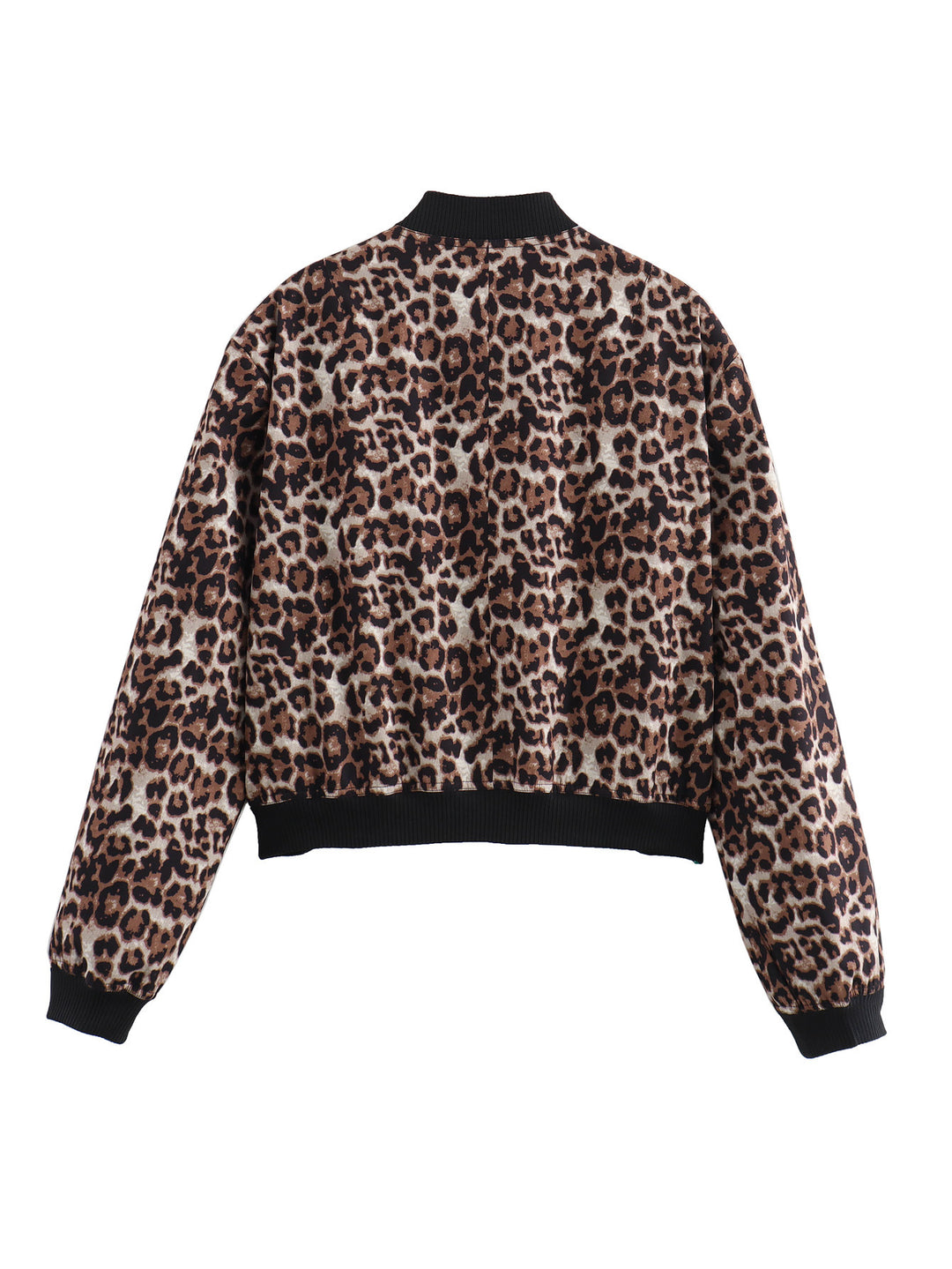 Lune London women's animal print bomber jacket