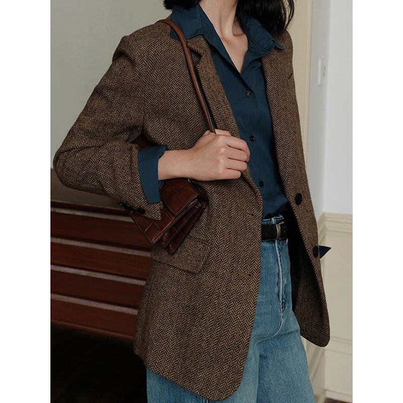 Lune London chevron pattern women's jacket