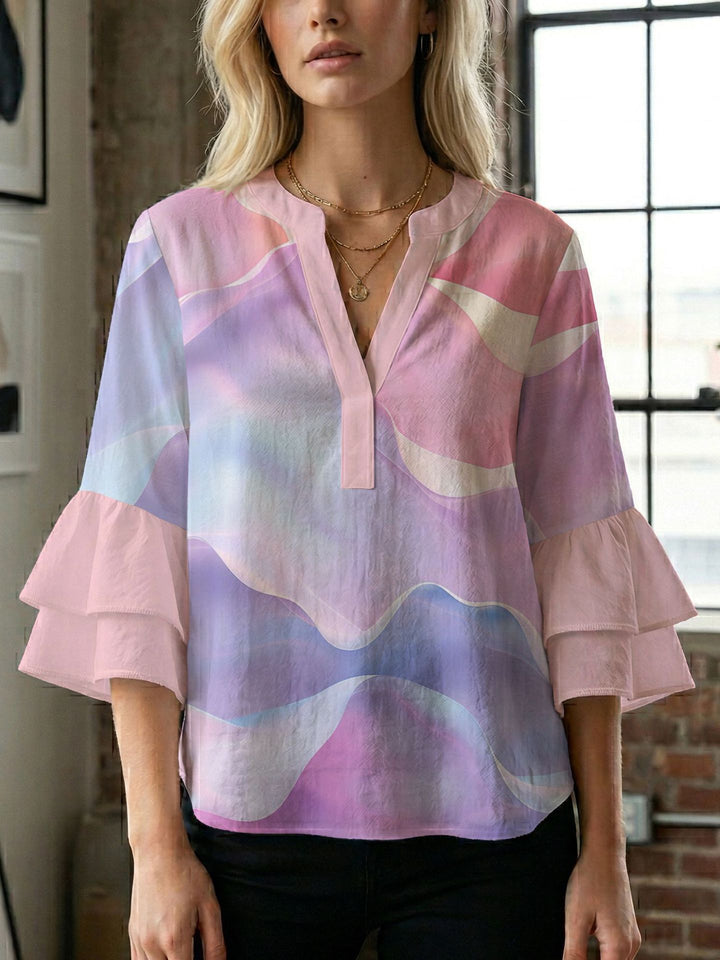 Ladies blouse with beautiful floral design Lune London