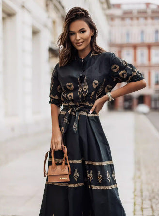 Lune London detailed embroidery bohemian maxi dress for women