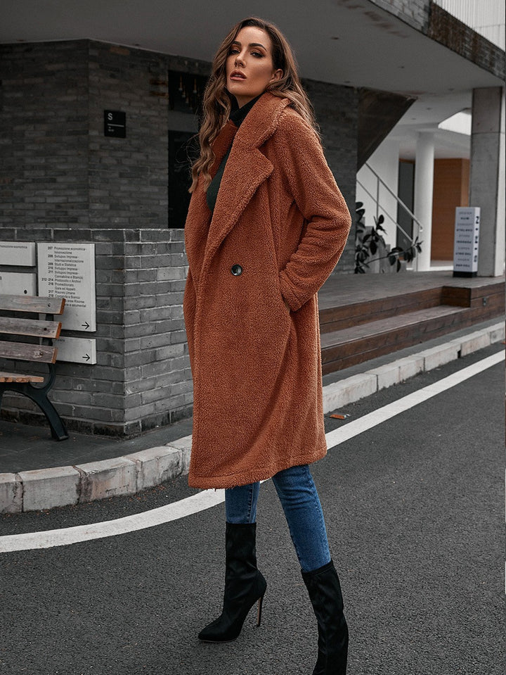 Ladies Teddy-Coat in Oversize Chic Style
