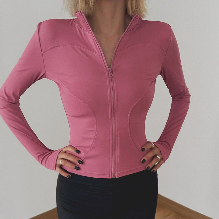 Ladies sporty jacket with full zip Chic & Stil