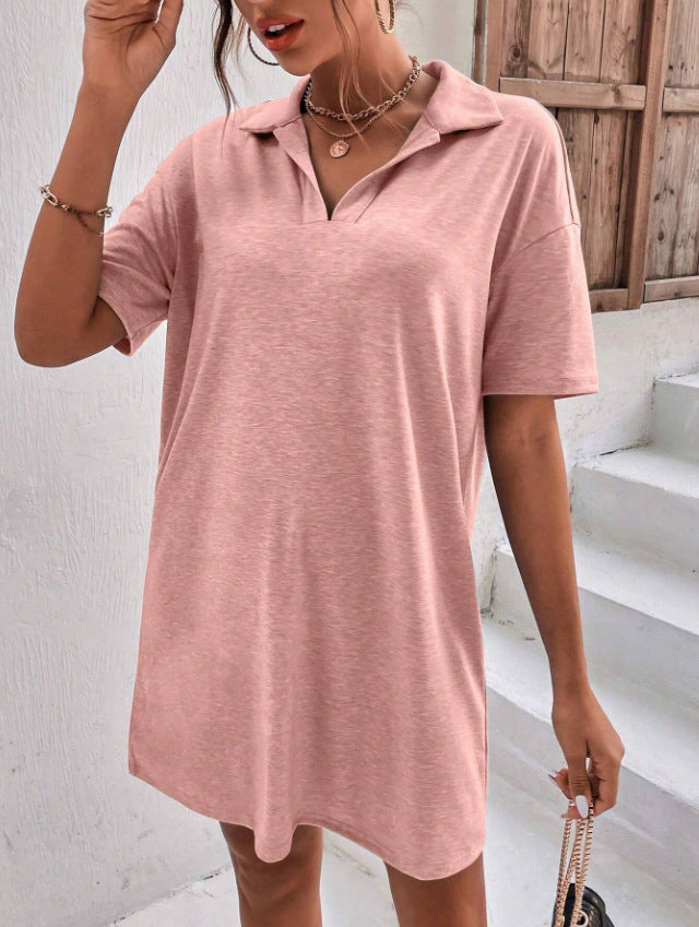 Chic and Stylish Polo-Shirt Dress for Women