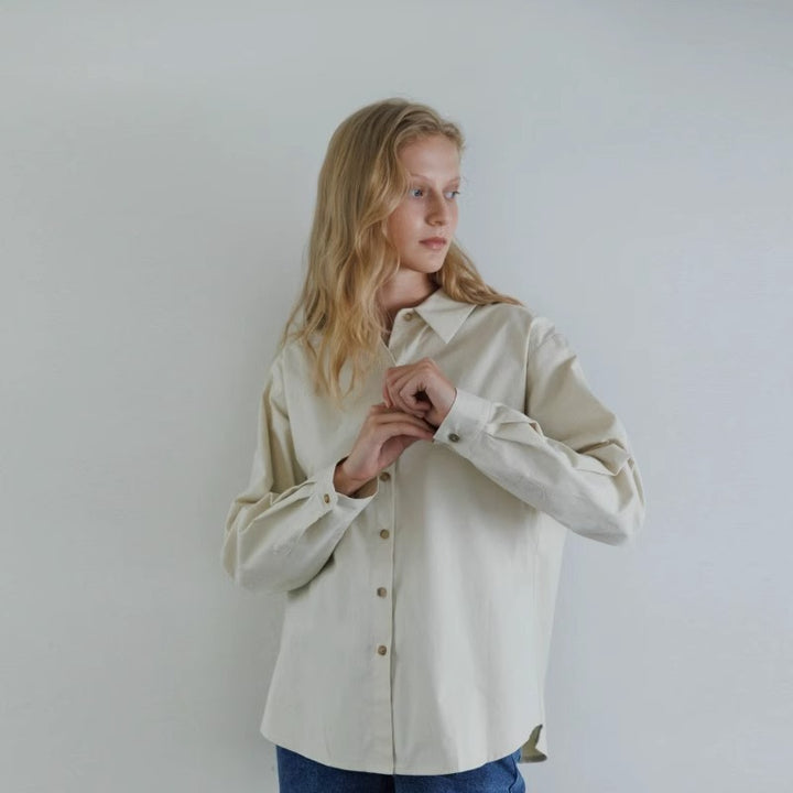 Blouse Élégante et Ample pour Femme avec Col Étroit Chic & Stil