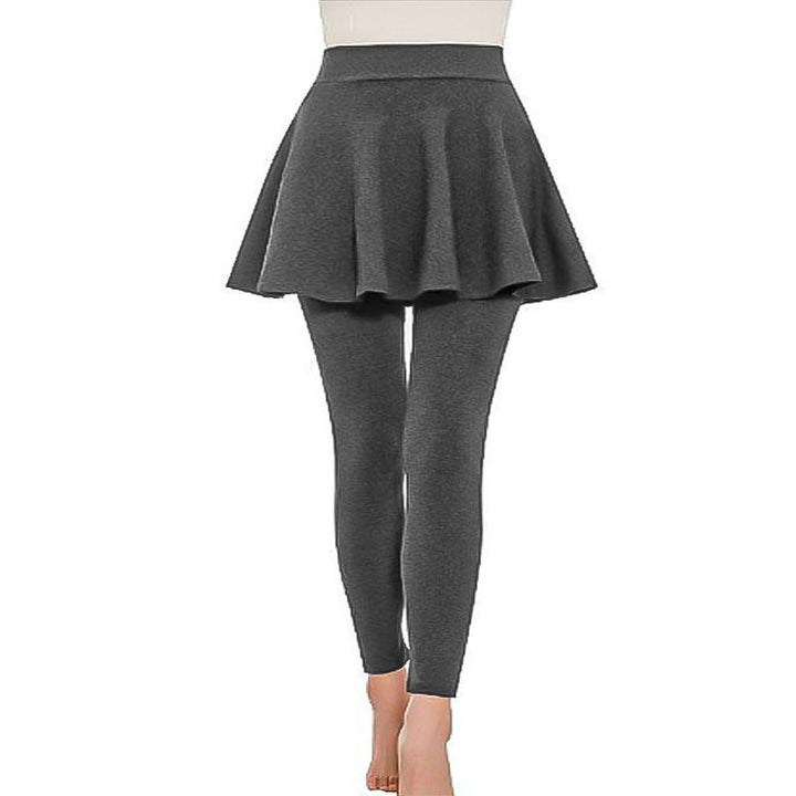 Leggings for women with a skirt-like lining and high waist Lune London