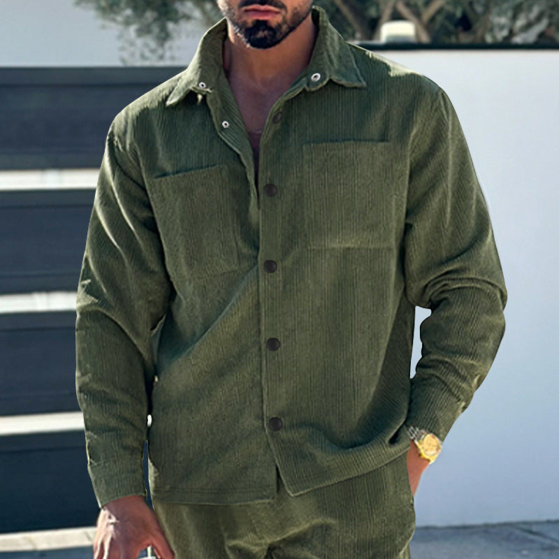 Structured flannel jacket for men Lune London