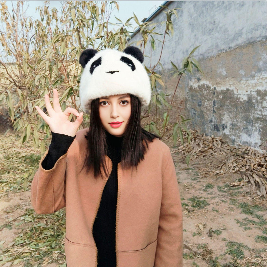 Ladies Chic and Stylish Cozy Panda Beanie
