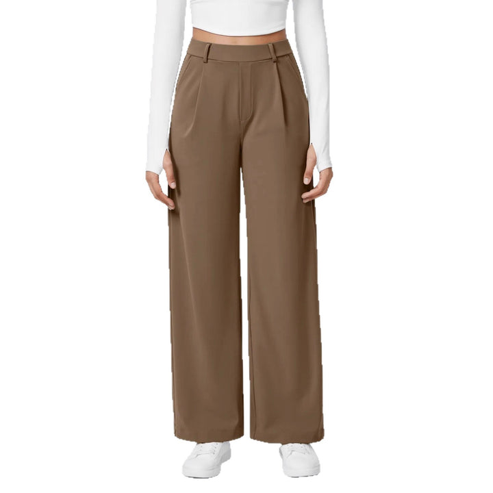Pantalons palazzo amples pour les femmes avec des plis élégants Chic & Stil