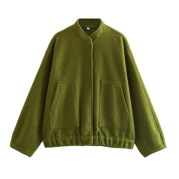 Ladies oversized casual jacket made of high-quality fabric Lune London