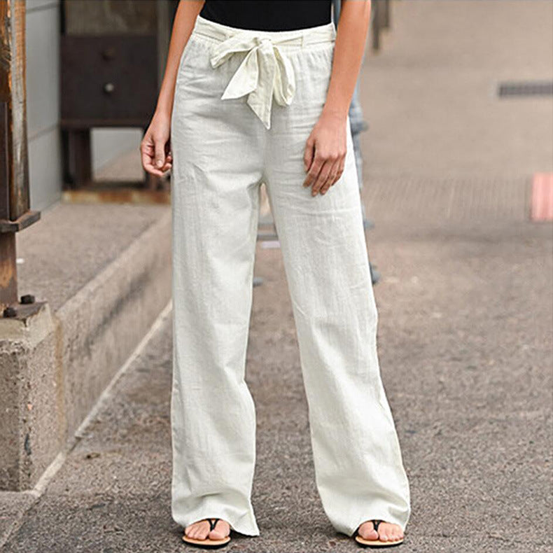 Women Lightweight Casual Summer Pants Lune London