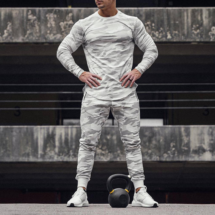 Men's sporty cargo pants with elastic waistband and practical pockets Lune London