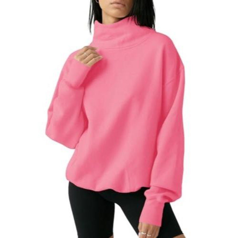 Dames Pull à col roulé oversize Chic & Stil