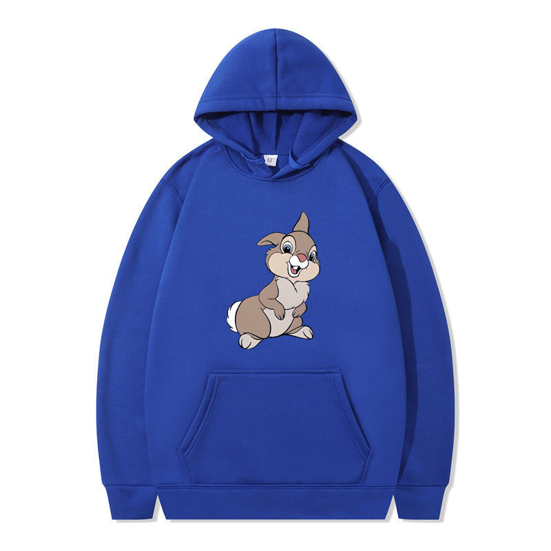 Women's hooded sweatshirt with cute rabbit design and comfortable kangaroo pockets Lune London