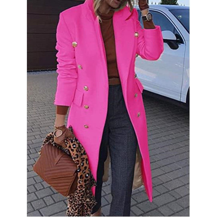 Manteau élégant à manches longues pour femmes avec double fermeture à bascule Chic & Stil