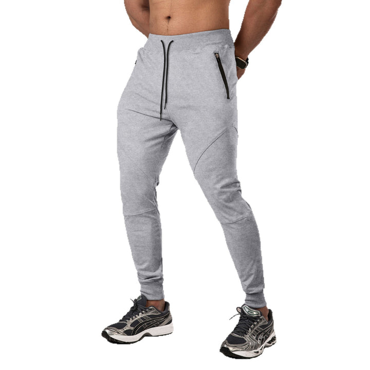 Men's sporty jogging pants with functional zip pockets Lune London