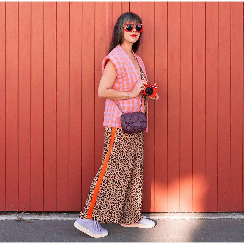Loose plaid trousers for women with a trendy design Lune London
