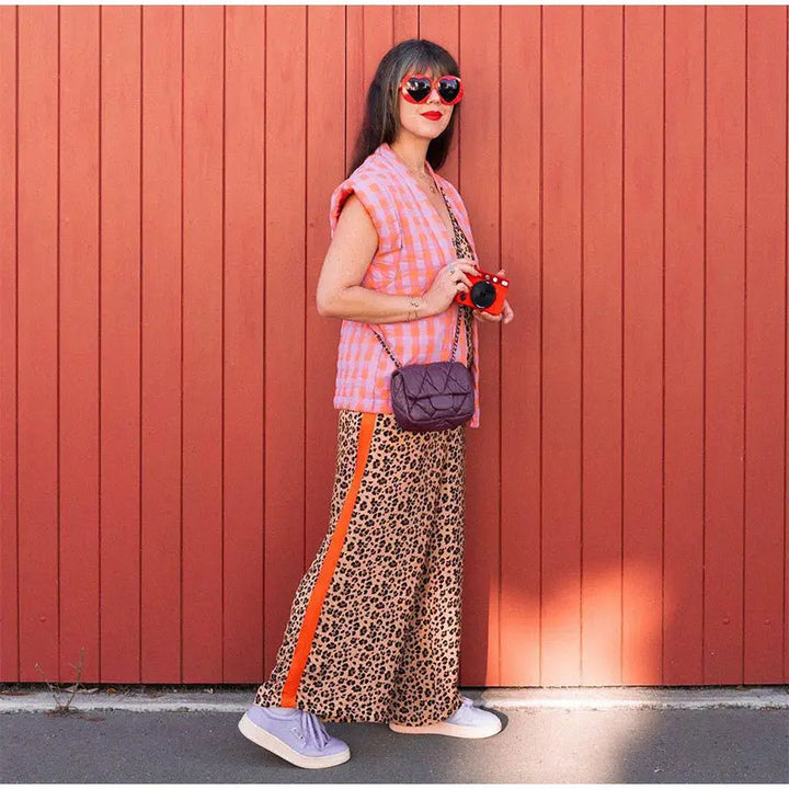 Loose plaid trousers for women with a trendy design Lune London