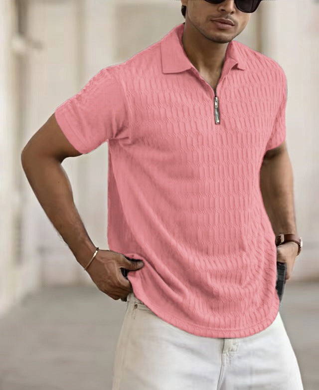Men's Chic Structured Polo and Style