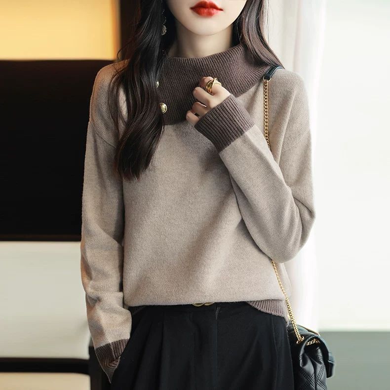 Pull col roulé confortable pour femme Chic & Stil
