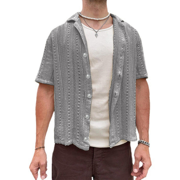 Short Sleeve Knit Shirt for Men Lune London