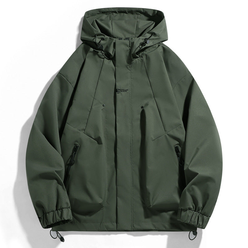 Functional outdoor jacket for men with water and wind protection Lune London