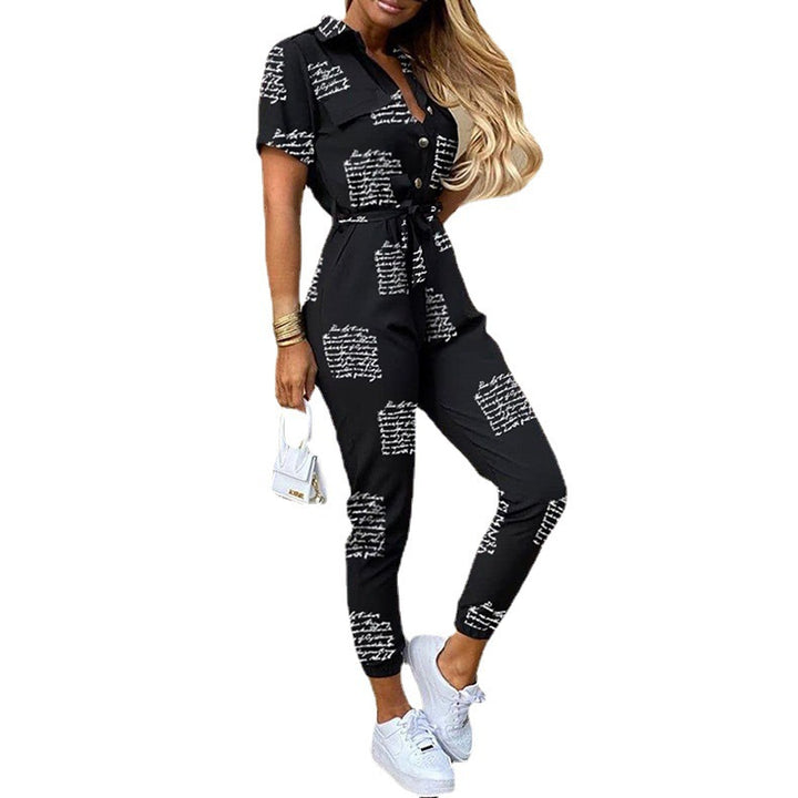 Ladies trendy jumpsuit with fitted cut and practical pockets Lune London