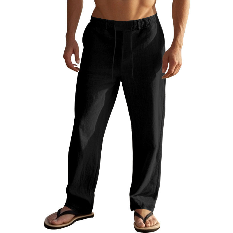 Casual beach pants for men with adjustable waist and side pockets Lune London
