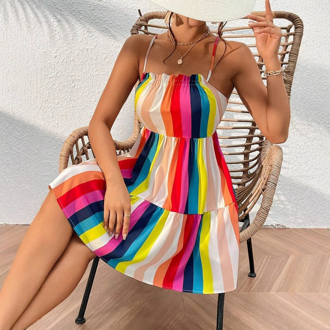 Women Strap Dress Animals Lune London
