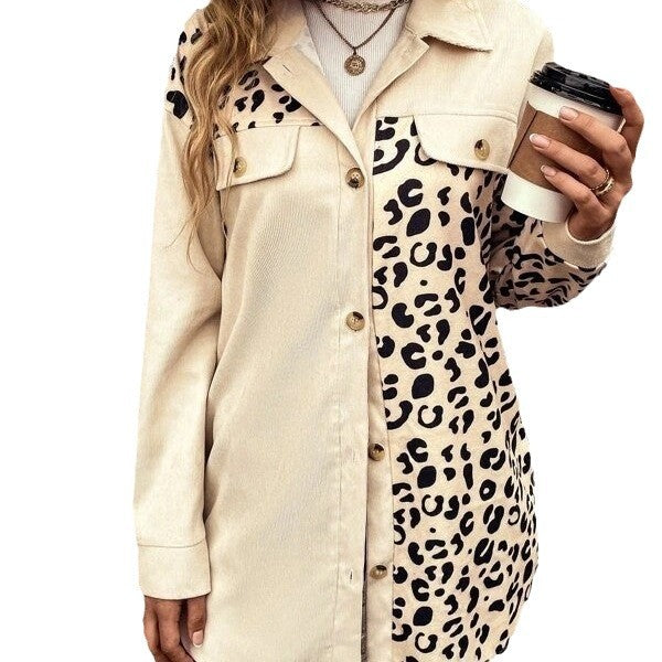 Lune London leopard overshirt for women