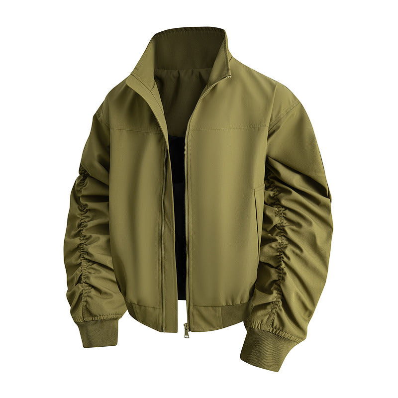 Ladies casual quilted jacket with elastic cuffs Lune London
