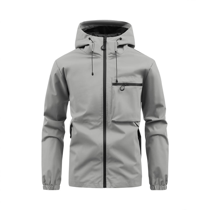 Veste de pluie respirante pour hommes avec capuche réglable Lune London