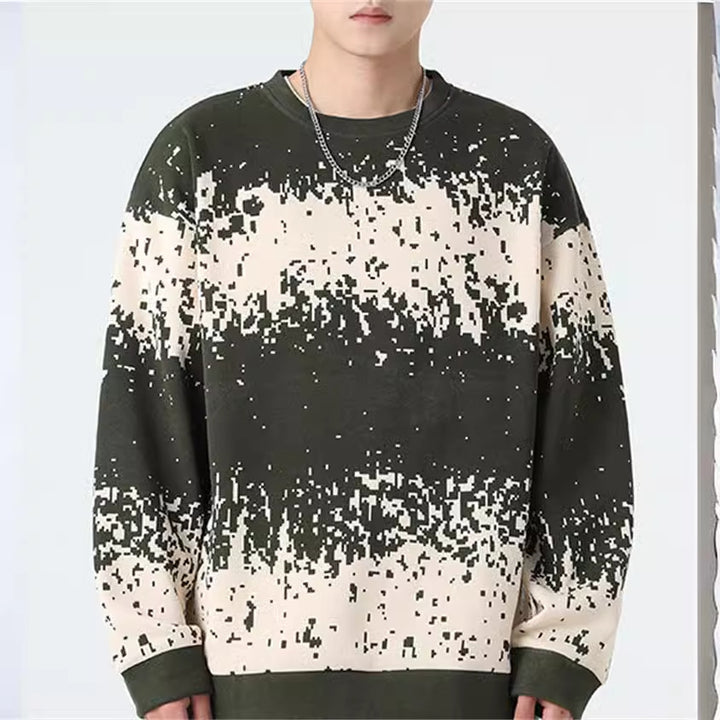 Men's sweatshirt with modern digital print Lune London