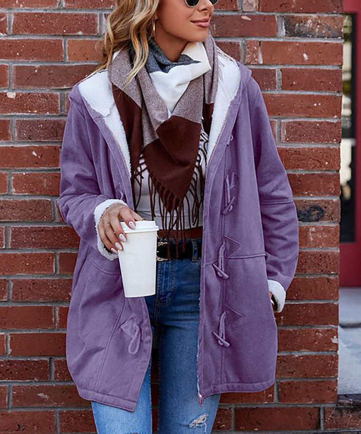 Veste extérieure confortable et stylée pour dames avec doublure en polaire et cordon de serrage réglable Chic & Stil