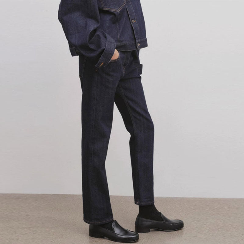 Jeans droit pour femmes avec taille haute Chic & Stil