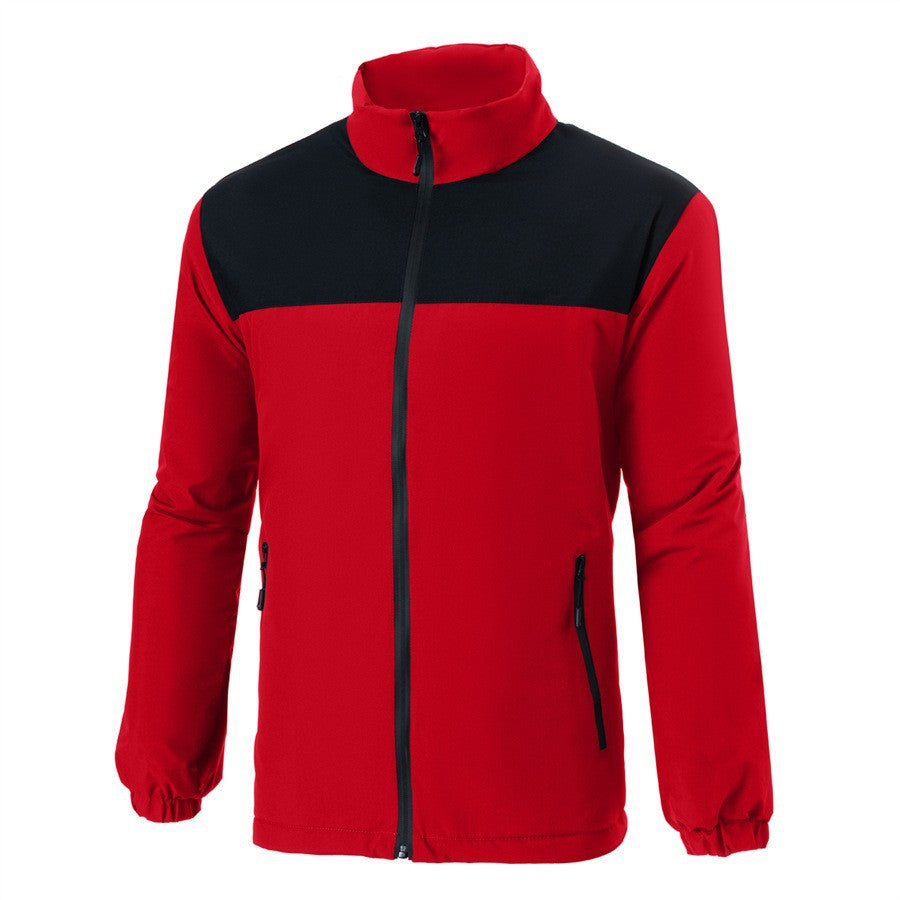 Transitional jacket for men with a high collar and thermal insulation properties Lune London