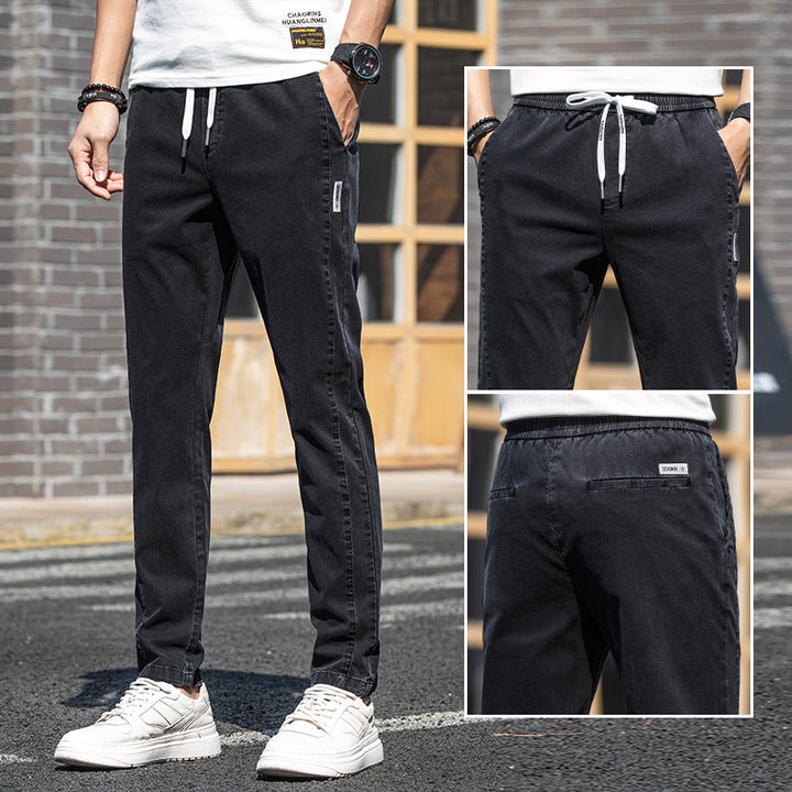 Pantalon utilitaire décontracté pour hommes avec taille réglable Lune London