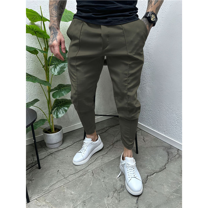 Men's slim fit jogger pants with practical pockets Lune London