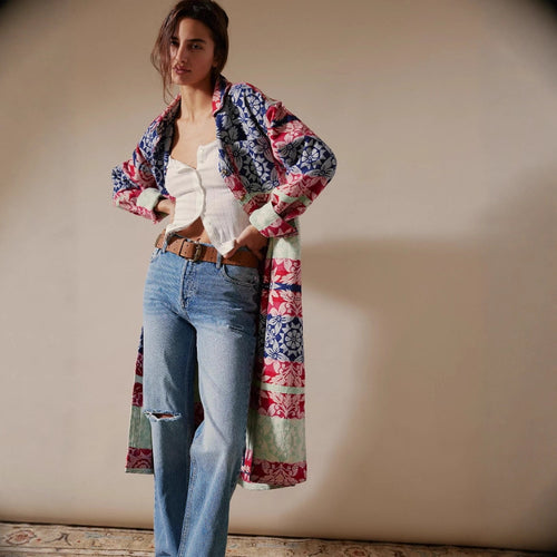 Lune London Women's Cotton Patterned Shirt
