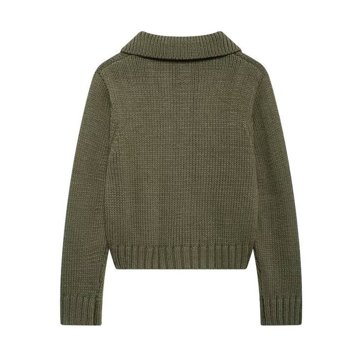 Woman knitted skirt with elastic waistband Lune London