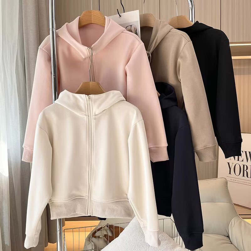 Veste à capuche confortable pour femmes avec zip innovant Chic & Stil
