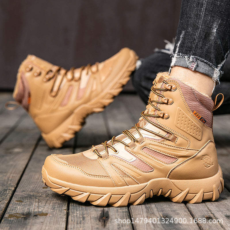 Women's winter trekking boots with insulated lining and non-slip sole Lune London