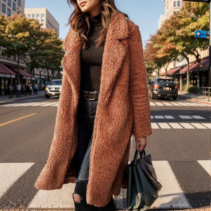 Ladies cozy teddy coat Lune London
