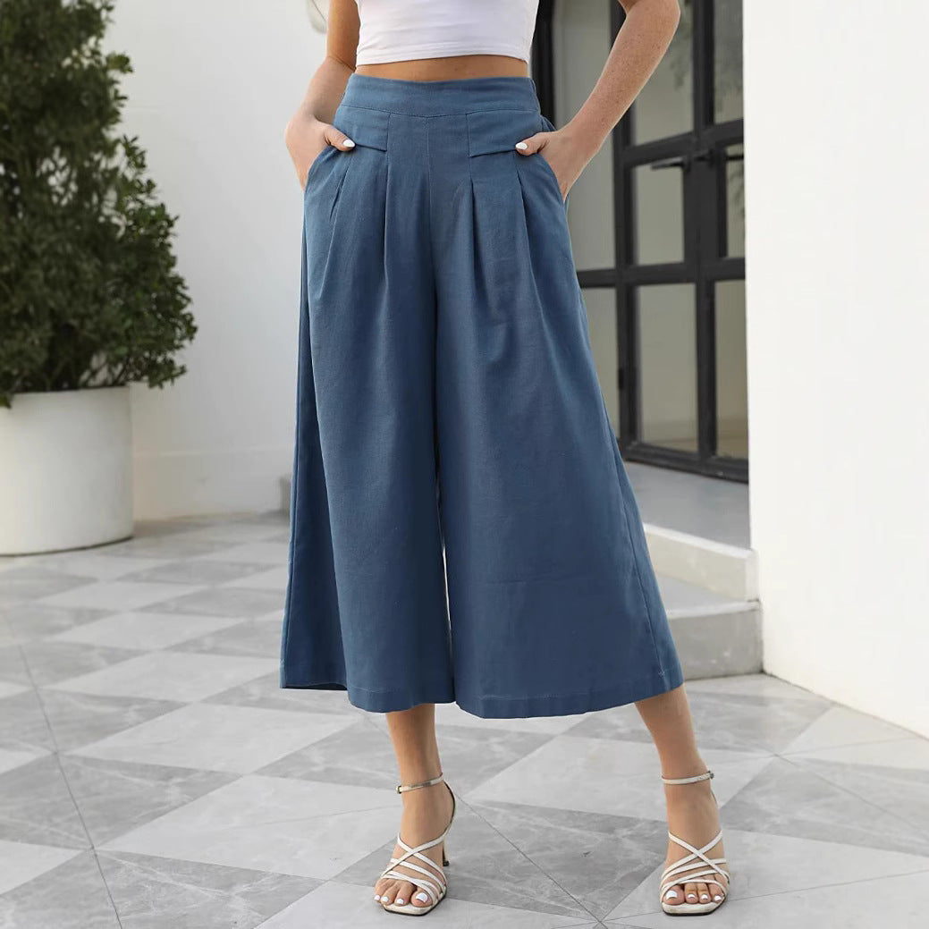 Women wide pants with elegant cut Lune London