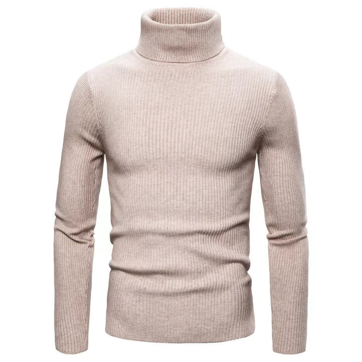 Trendy turtleneck sweater for men with a fine ribbed structure Lune London