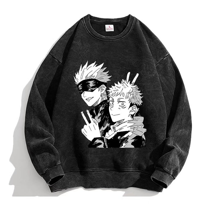 Women's Sweatshirt with Creative Anime Design Lune London