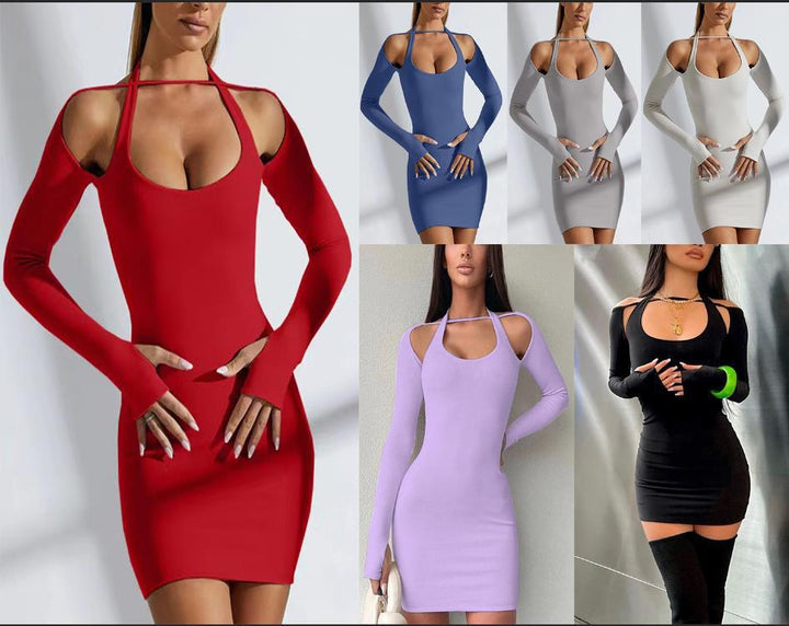 Lune London Ladies' Open Side Long Sleeve Mini Dress